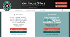 Desktop Screenshot of kiwihousesitters.co.nz